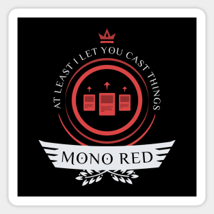 Magic the Gathering - Mono Red Life Sticker